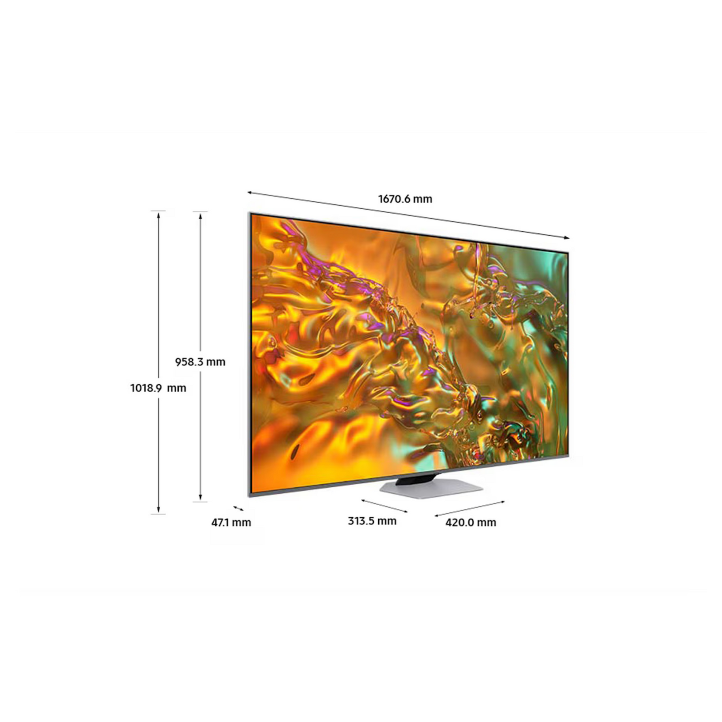 Samsung 75" Q80D QLED 4K Smart TV (2024)