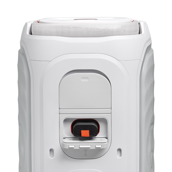 Open Box - JBL PartyBox 130 Splashproof Bluetooth Wireless Party Speaker - White GenZ Electronics