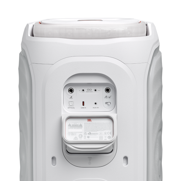 Open Box - JBL PartyBox 130 Splashproof Bluetooth Wireless Party Speaker - White GenZ Electronics