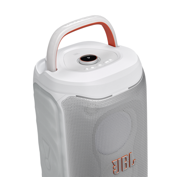 Open Box - JBL PartyBox 130 Splashproof Bluetooth Wireless Party Speaker - White GenZ Electronics