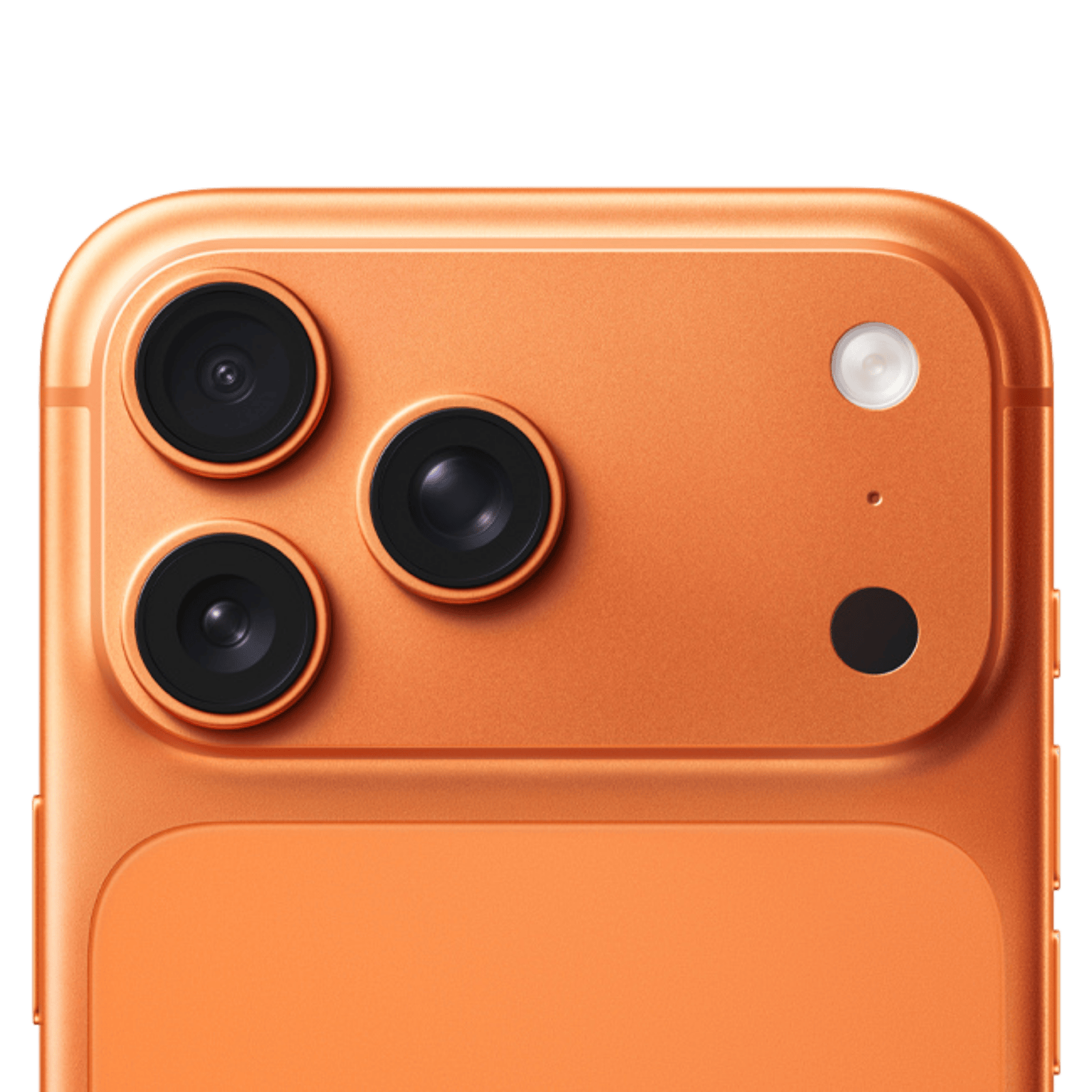 Apple iPhone 17 Pro Max in Cosmic Orange, 256GB, sleek electronics with a vibrant orange finish and modern design.
