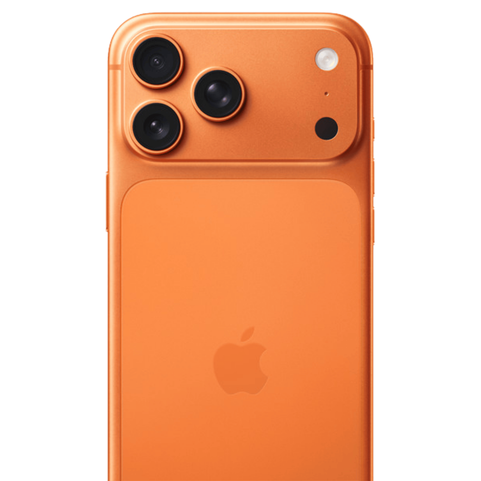 Apple iPhone 17 Pro Max in Cosmic Orange, 256GB, sleek electronic smartphone with a vibrant orange finish.