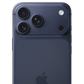 Apple iPhone 17 Pro Max in Deep Blue with 256GB storage, showcasing sleek design and large screen display.