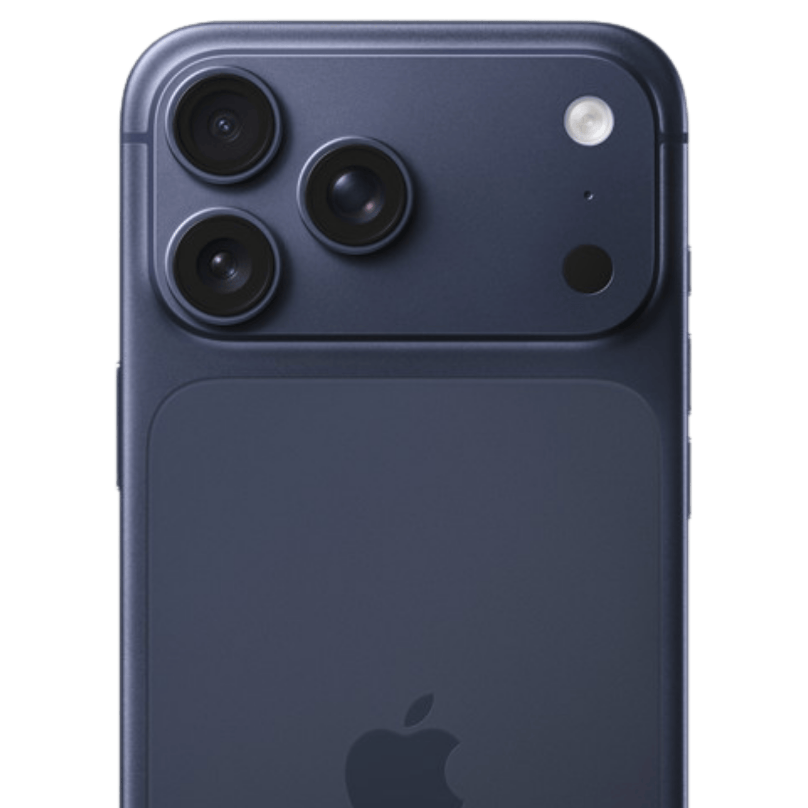 Apple iPhone 17 Pro Max in Deep Blue with 256GB storage, showcasing sleek design and large screen display.