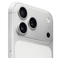 Apple iPhone 17 Pro Max Silver smartphone displaying its front screen and sleek design, with a 256GB storage label.