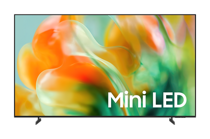 Samsung M80H Mini LED 4K Smart TV displaying vibrant images and sleek design, featuring Vision AI technology.