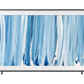 Samsung The Frame Pro LS03HW 4K Vision AI Smart TV showing a sleek screen with modern art display and slim black bezel.