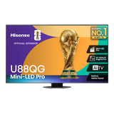 Open-box Hisense 65-inch Mini-LED QLED AI TV with Google TV, 165Hz refresh rate, sleek black screen and slim design