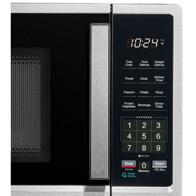 Insignia 0.9 Cu. Ft. Compact Countertop Microwave (NS-MW9SS5-C) - Stainless Steel - Only at Genz Electronics
