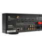 JBL MA510 5.2-channel 8K AV receiver with multiple HDMI ports, black front panel, and control knobs for home theater audio.