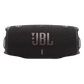 Black JBL Charge 6 portable Bluetooth speaker shown in open-box condition with buttons and speaker grille visible.