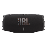 Black JBL Charge 6 portable Bluetooth speaker shown in open-box condition with buttons and speaker grille visible.