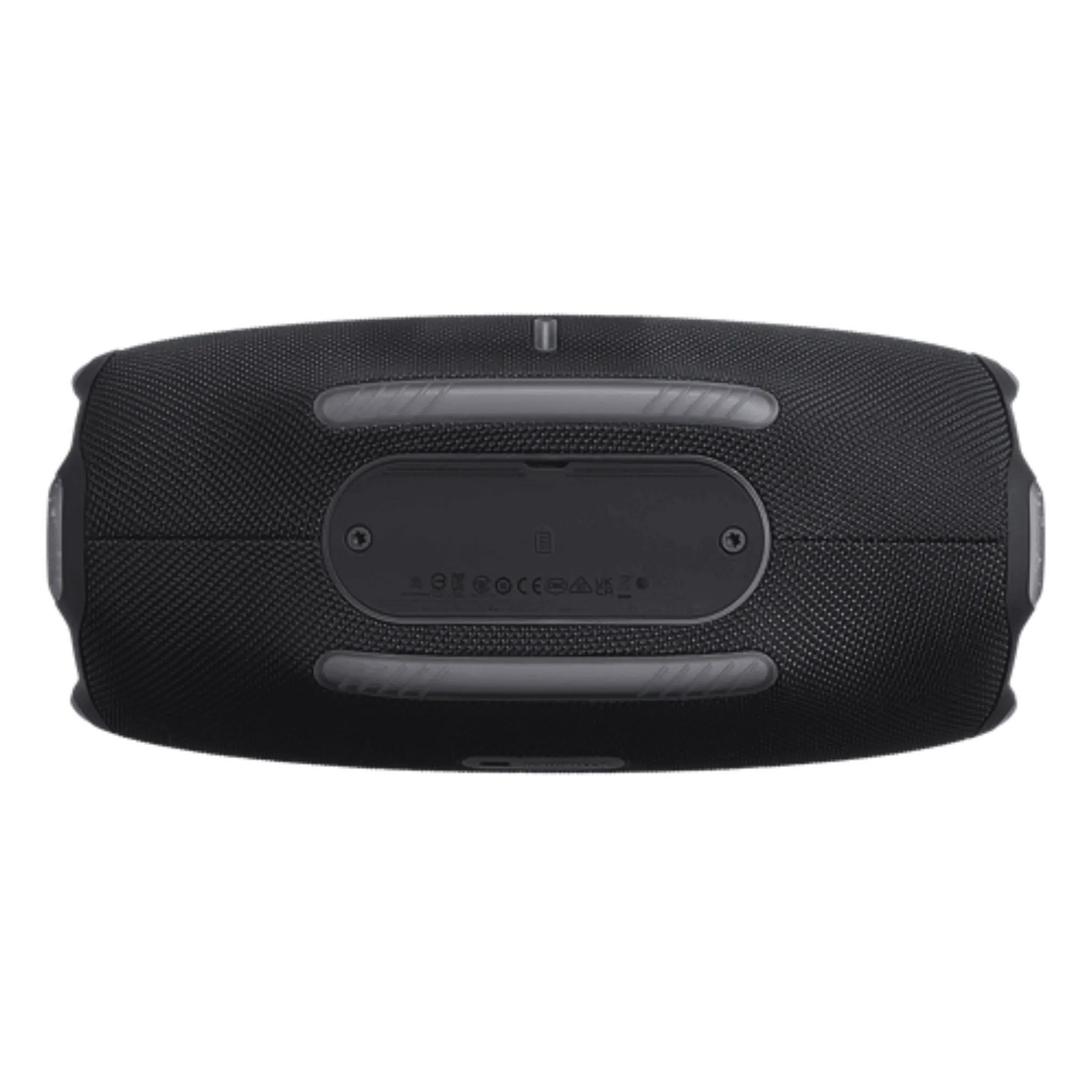 Black JBL Xtreme 4 portable Bluetooth speaker with rugged design and control buttons, open-box condition.