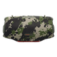 JBL Xtreme 4 portable Bluetooth speaker in camouflage design, open box, showcasing rugged outdoor-ready electronics.