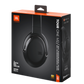 JBL Tour One M2 over-ear headphones in black with cushioned ear cups and adjustable headband, designed for premium audio comfort.