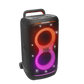 Open box JBL PartyBox 520 splashproof Bluetooth wireless party speaker in black, showing its large speaker grille and control panel.