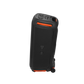 Open box JBL PartyBox 710 party speaker with built-in lights and splashproof design, showcasing its large speaker grille and control panel.
