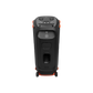 Open box JBL PartyBox 710 party speaker with built-in lights, splashproof design, and large speaker drivers for high-quality sound.