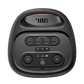 Open box JBL Partybox 720 splashproof Bluetooth wireless party speaker in black, showing its large speaker grille and control panel.
