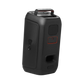 Open box JBL PartyBox Club 120 splashproof Bluetooth wireless speaker in black, showing its large speaker grille and control panel.