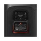Open box JBL PartyBox Club 120 splashproof Bluetooth wireless speaker in black, showing its rugged design and control panel.