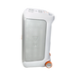 Open box JBL PartyBox Stage 320 portable party speaker in white, with large drivers and built-in controls for powerful sound.
