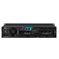 JBL SDA-8300 power amplifier showing front panel with control knobs and input/output connections.