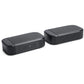 Open box JBL Bar 1000 MK2 7.1.4 channel Dolby Atmos sound bar with wireless subwoofer, black and sleek design.