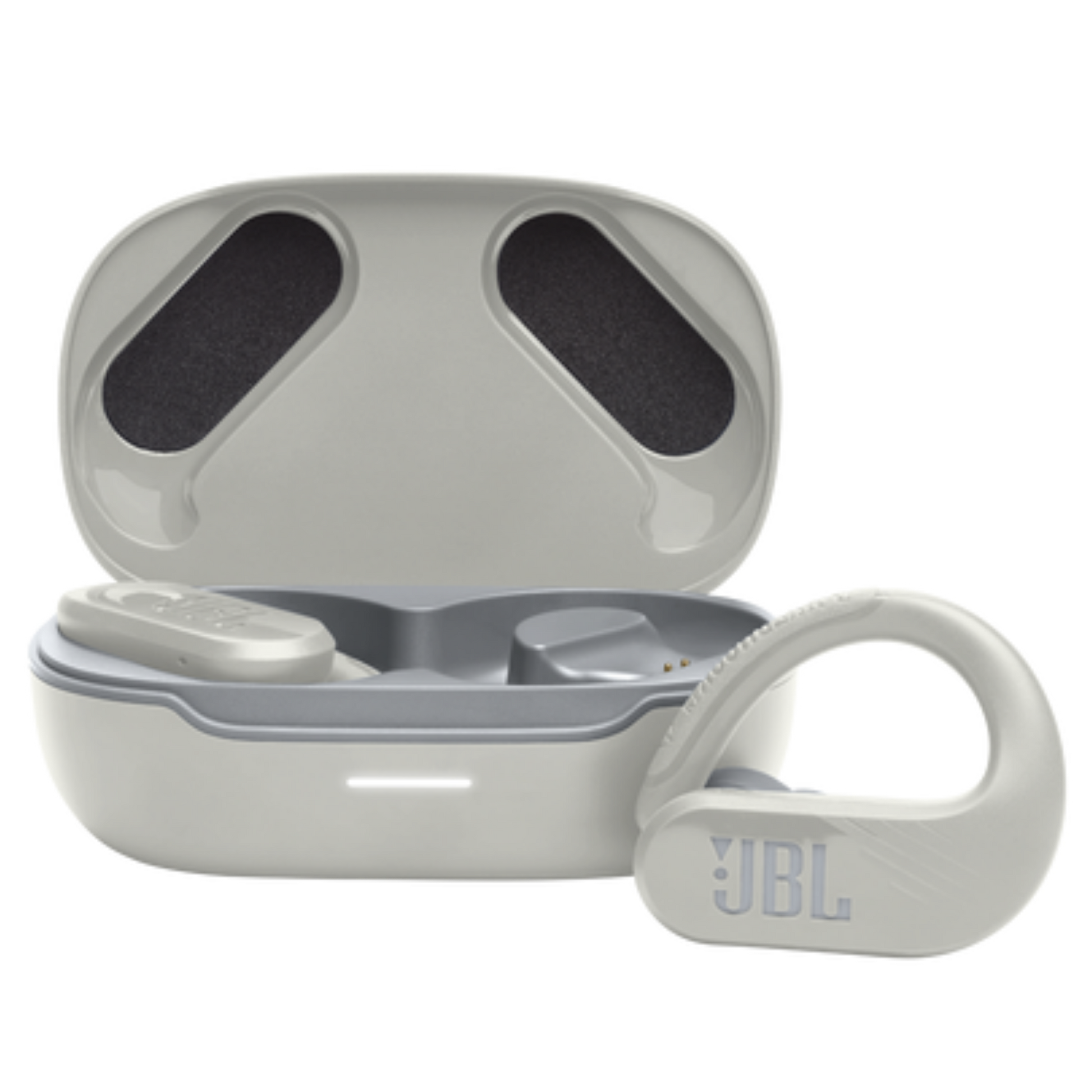 JBL Endurance Peak 3 sport earbuds with in-ear design and secure fit, ideal for active workouts and sports.