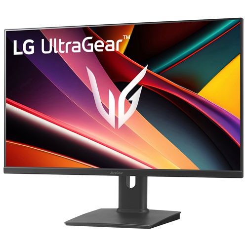 LG 27-inch UltraGear G6 gaming monitor with WQHD display, 300Hz refresh rate, 1ms GTG, IPS LED, G-Sync and FreeSync in black.