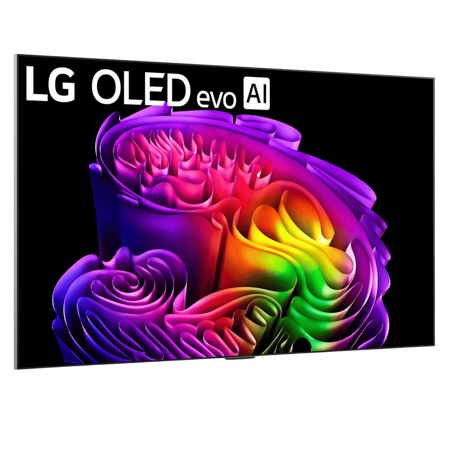 LG 83-inch OLED evo AI G6 4K Smart TV displaying vibrant images on a sleek modern screen