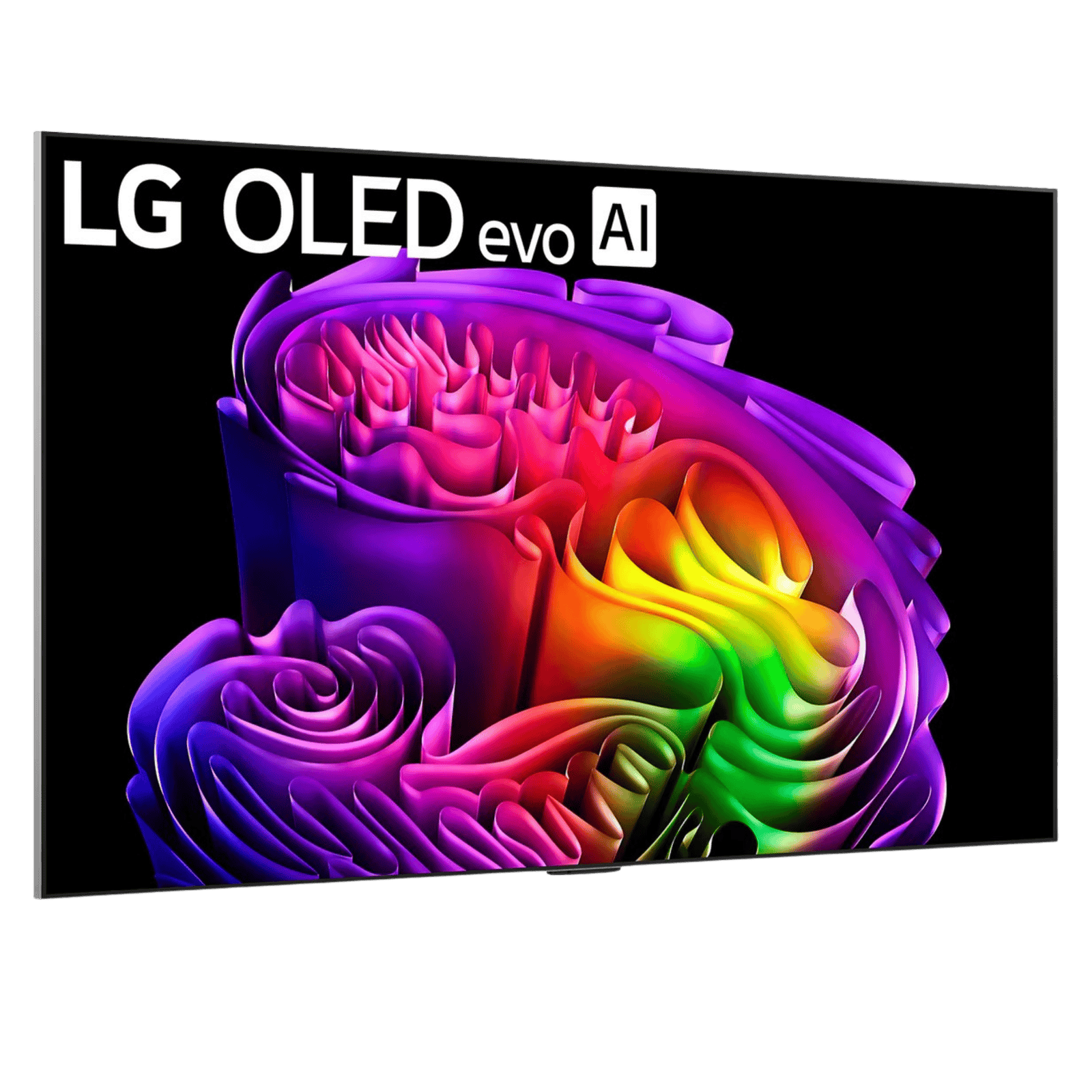 LG 83-inch OLED evo AI G6 4K Smart TV displaying vibrant images on a sleek modern screen