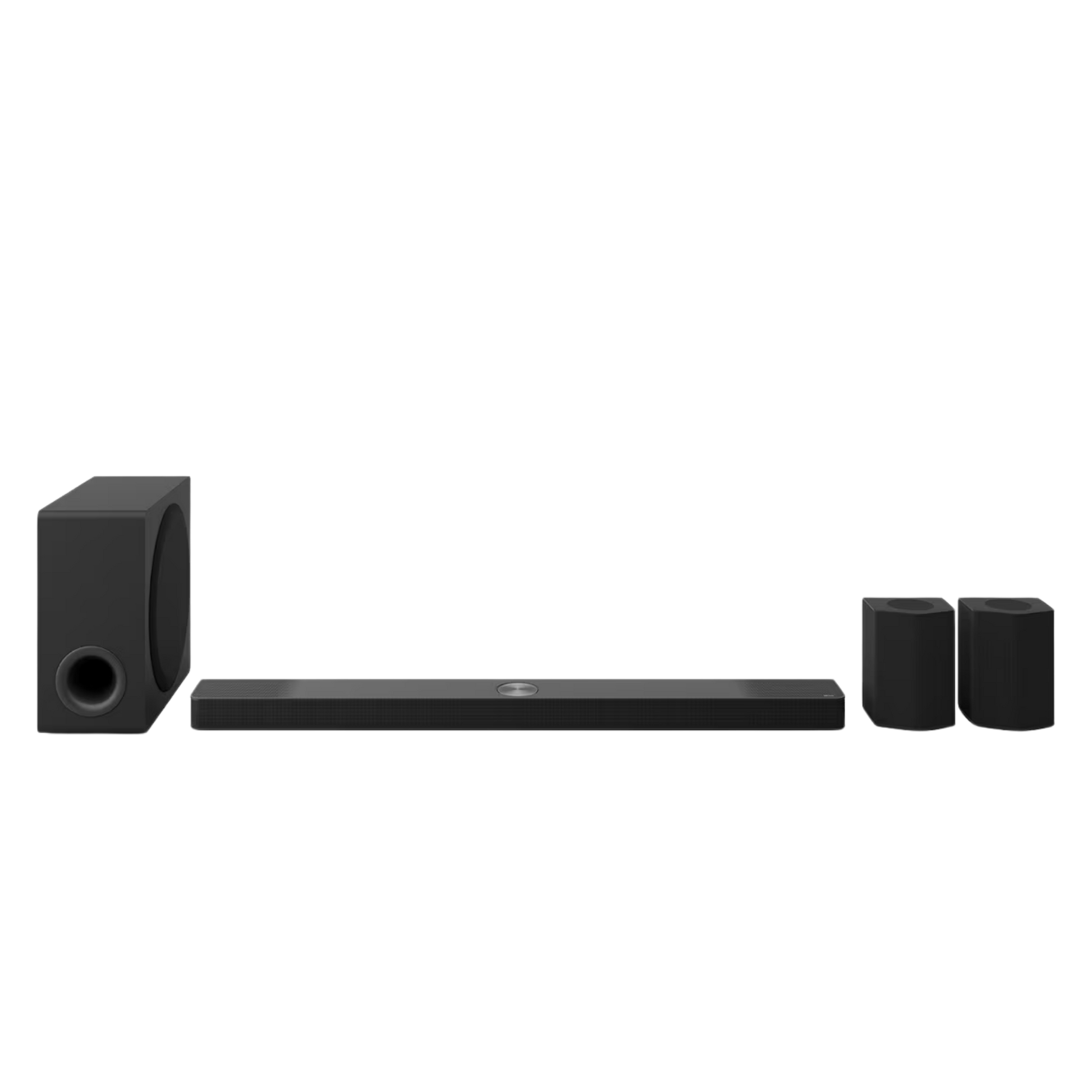 LG S95TR 9.1.5-channel Dolby Atmos home theater soundbar with sleek design and multiple speaker units for immersive audio.