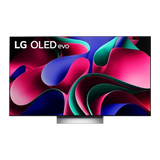 LG 65-inch G3 Series 4K UHD HDR OLED smart TV with webOS Evo ThinQ AI, showcasing a sleek electronic display.