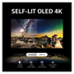 LG 65-inch G3 Series 4K UHD HDR OLED Smart TV with webOS Evo ThinQ AI, sleek design and vibrant display.
