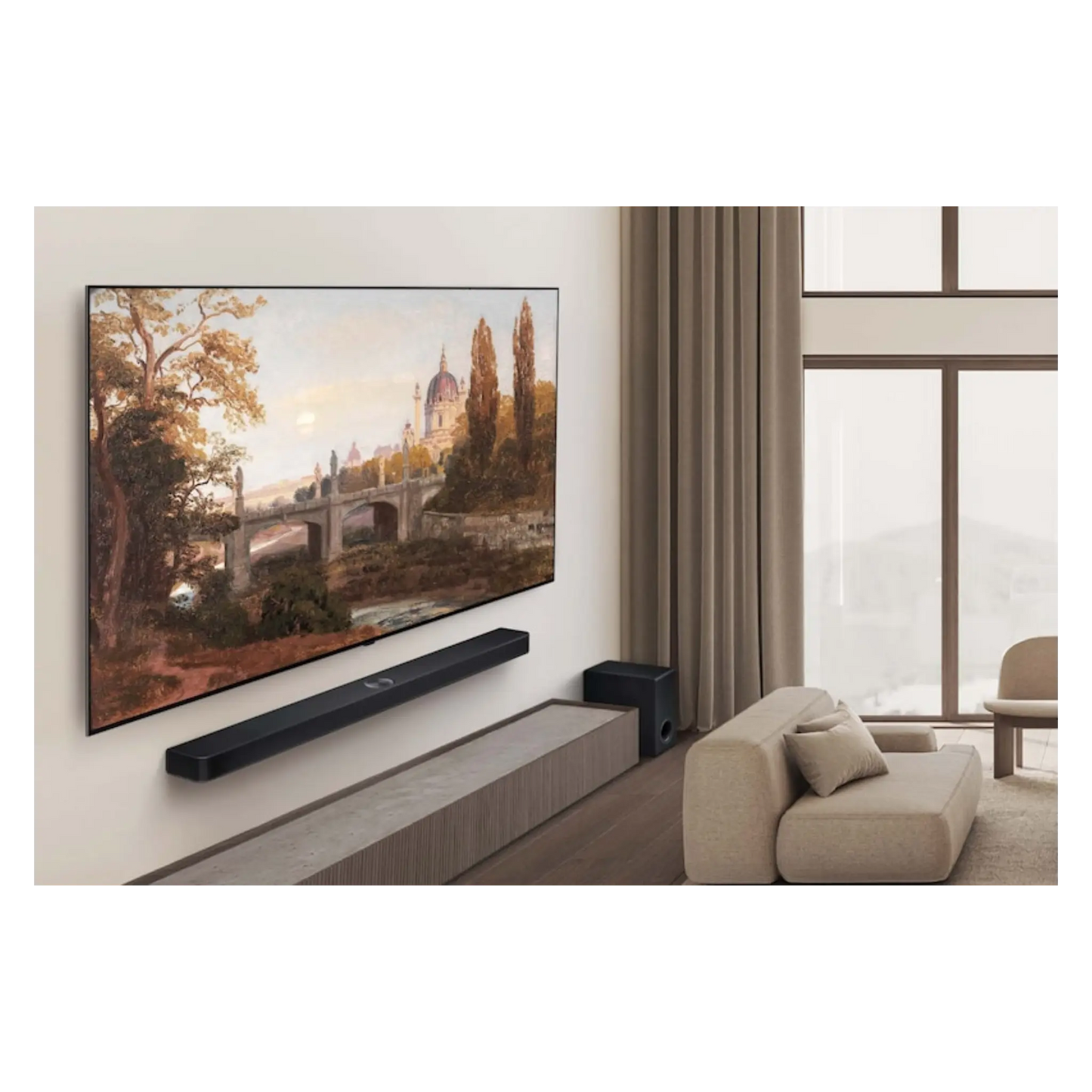 Open box LG 48-inch B5 4K UHD HDR OLED Smart TV with sleek design and vibrant display, perfect for immersive viewing experiences.