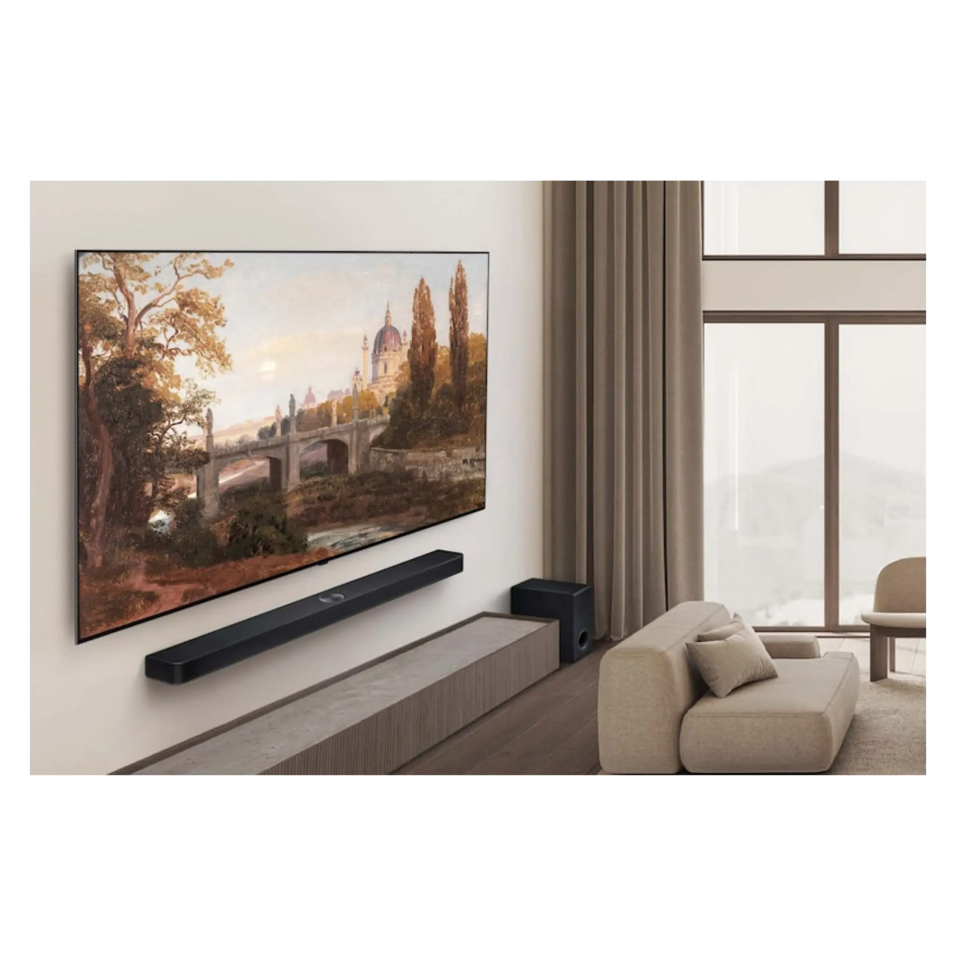 Open box LG 48-inch B5 4K UHD HDR OLED Smart TV with sleek design and vibrant display, perfect for immersive viewing experiences.