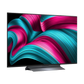 Open box LG 48-inch C5 4K UHD HDR OLED Smart TV displaying a vibrant screen with sleek black bezel and modern design.