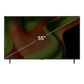 Open box LG 55-inch B5 4K UHD HDR OLED Smart TV displaying a vibrant screen with sleek black bezel