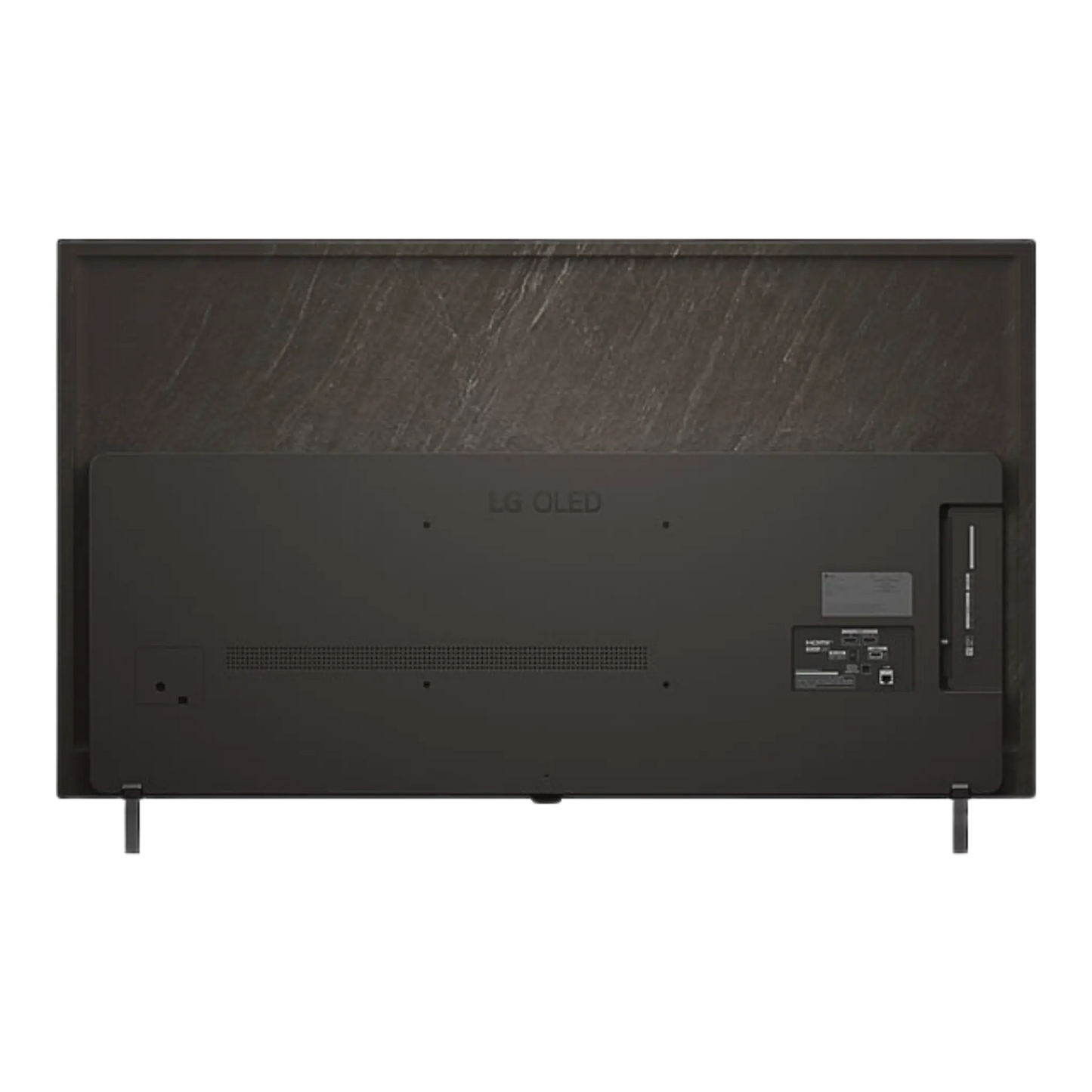 LG 55-inch B5 4K UHD HDR OLED Smart TV displaying vibrant screen with sleek black frame, modern electronics design.