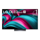 Open box LG 65-inch C5 4K UHD HDR OLED Smart TV with sleek screen and modern design, showcasing vibrant display and slim profile.