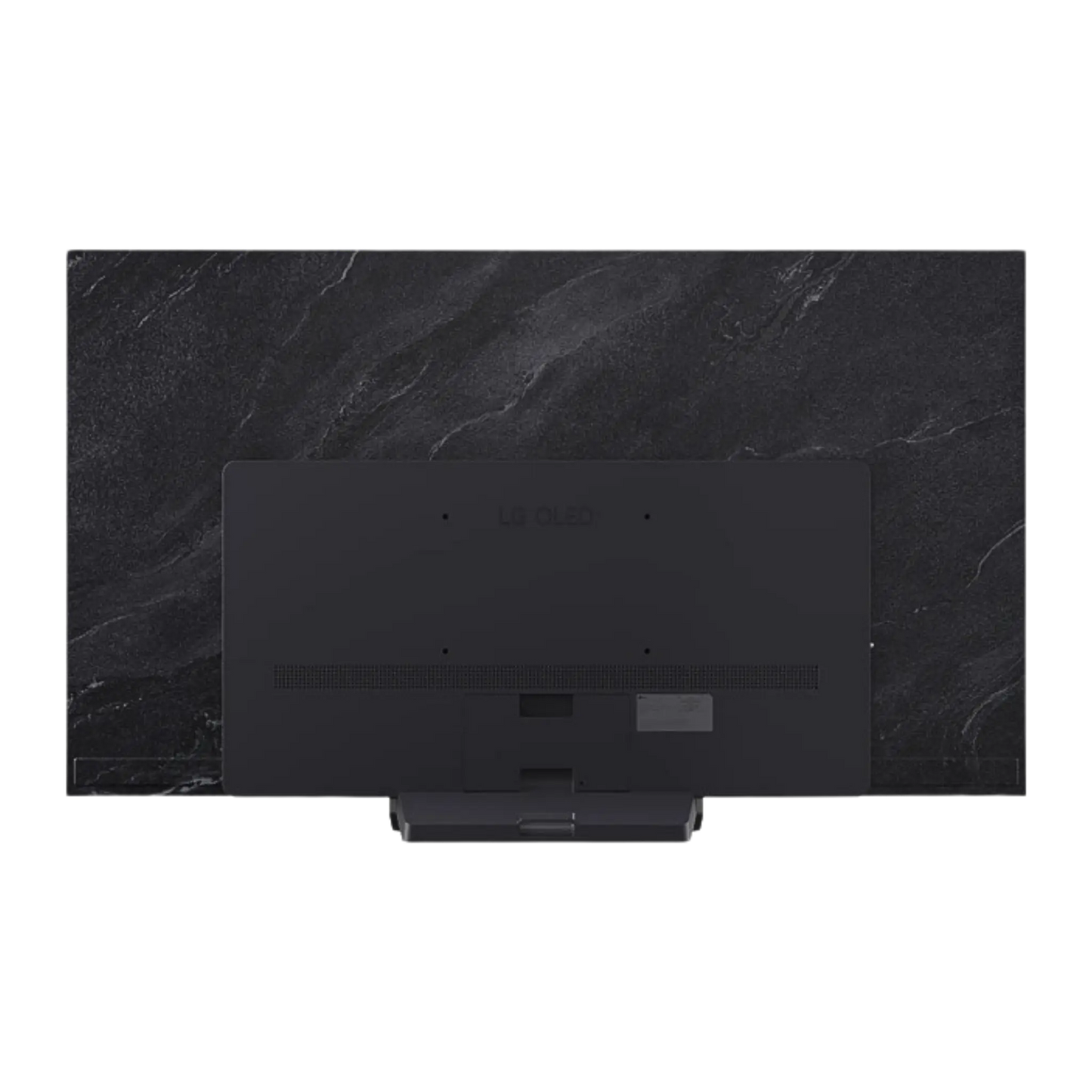 Open box LG 65-inch C5 4K UHD HDR OLED Smart TV display showing vibrant screen and sleek black bezel.