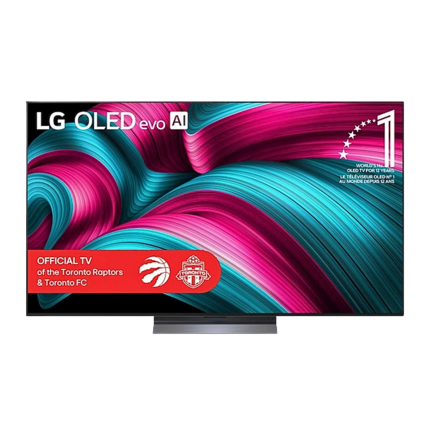 Open box LG 65-inch C5Y 4K UHD HDR OLED Smart TV with sleek screen and minimal bezel, showcasing vibrant display.