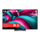Open box LG 65-inch C5Y 4K UHD HDR OLED Smart TV with sleek screen and minimal bezel, showcasing vibrant display.