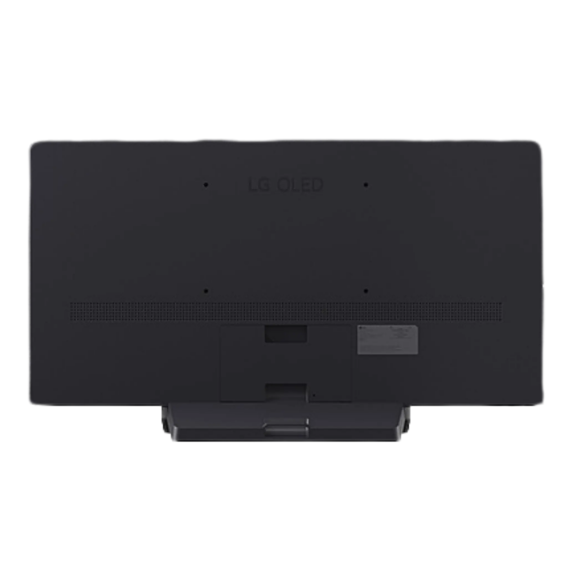 Open box LG 65-inch C5Y 4K UHD HDR OLED Smart TV showing screen with vibrant 4K display and sleek black frame.