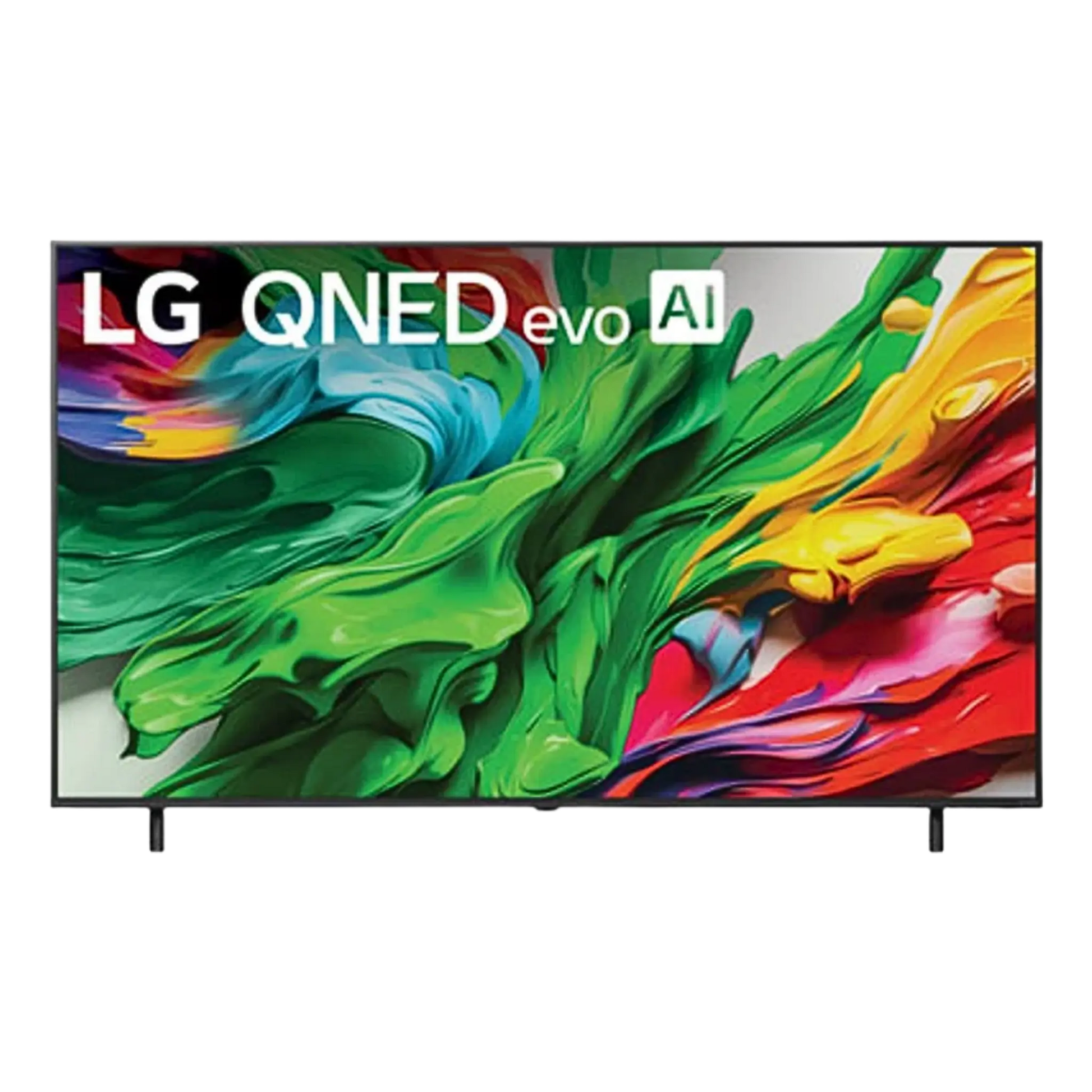Open box LG 65-Inch QNED evo AI 4K UHD HDR Mini-LED Smart TV with sleek screen and modern design.