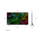 Open box LG 65-inch QNED evo AI 4K UHD HDR Mini-LED Smart TV with sleek screen and remote control, 2025 model.