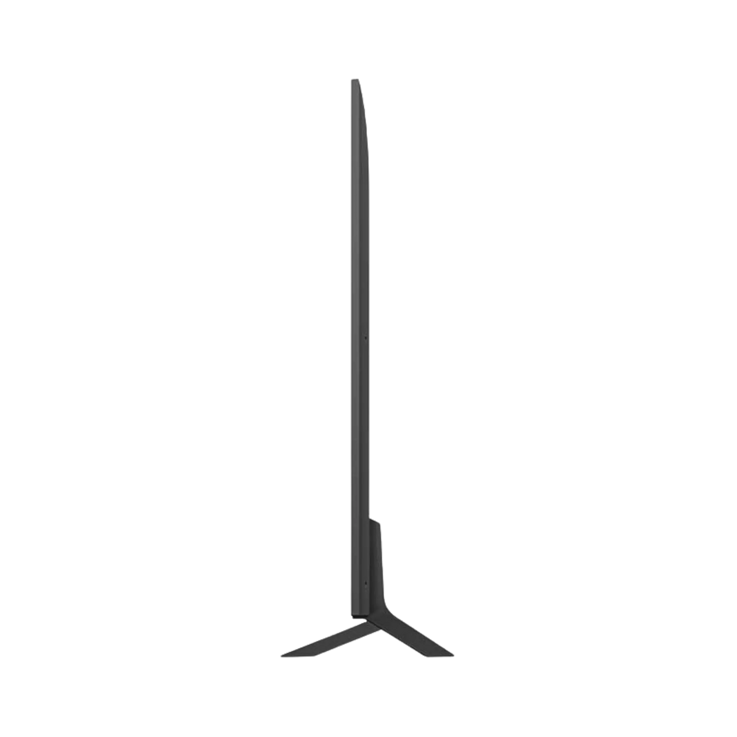 Open box LG 65-inch QNED evo AI 4K UHD HDR Mini-LED Smart TV with sleek black design and screen display showing vibrant colors.