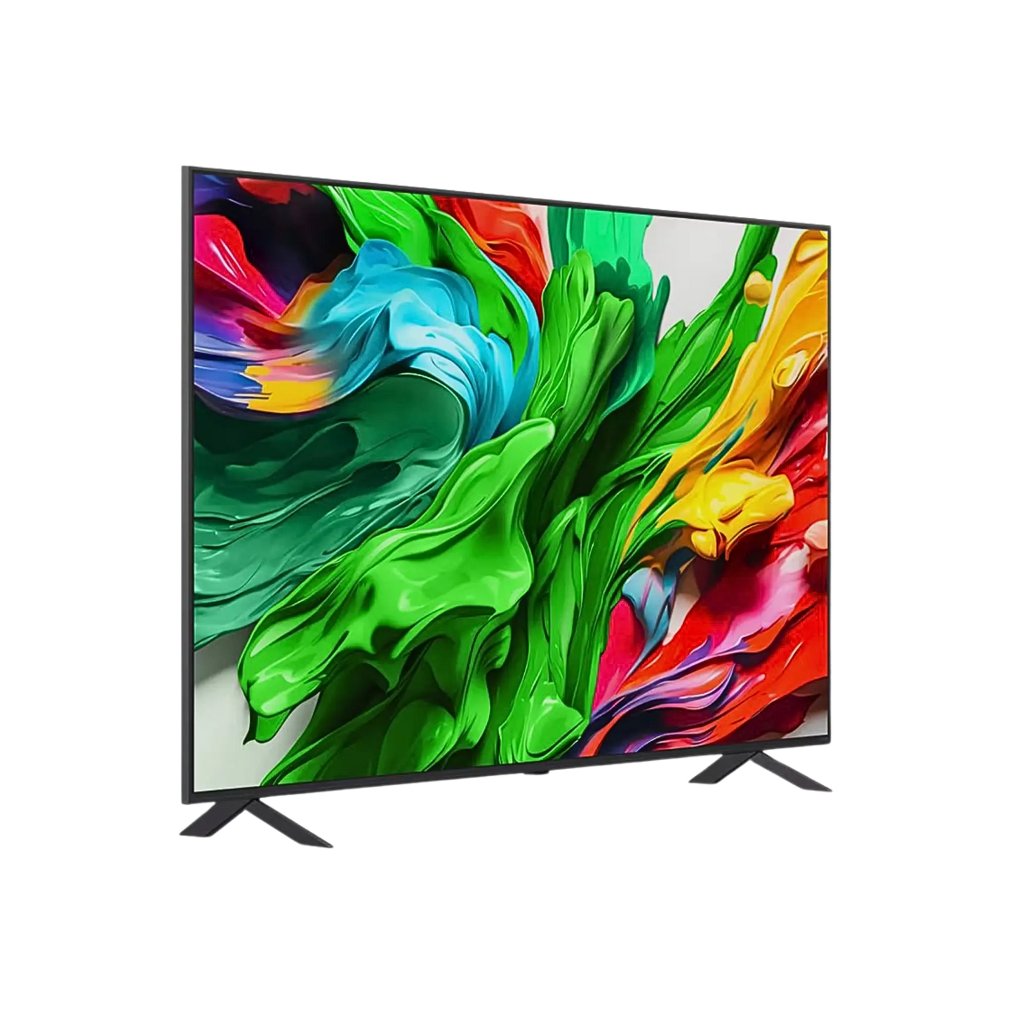 Open box LG 65-inch QNED evo AI 4K UHD HDR Mini-LED Smart TV, sleek electronics with vibrant display and smart features.