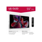 Open box LG G3 55-inch 4K UHD HDR OLED evo Smart TV showcasing sleek screen and slim design, with webOS interface.